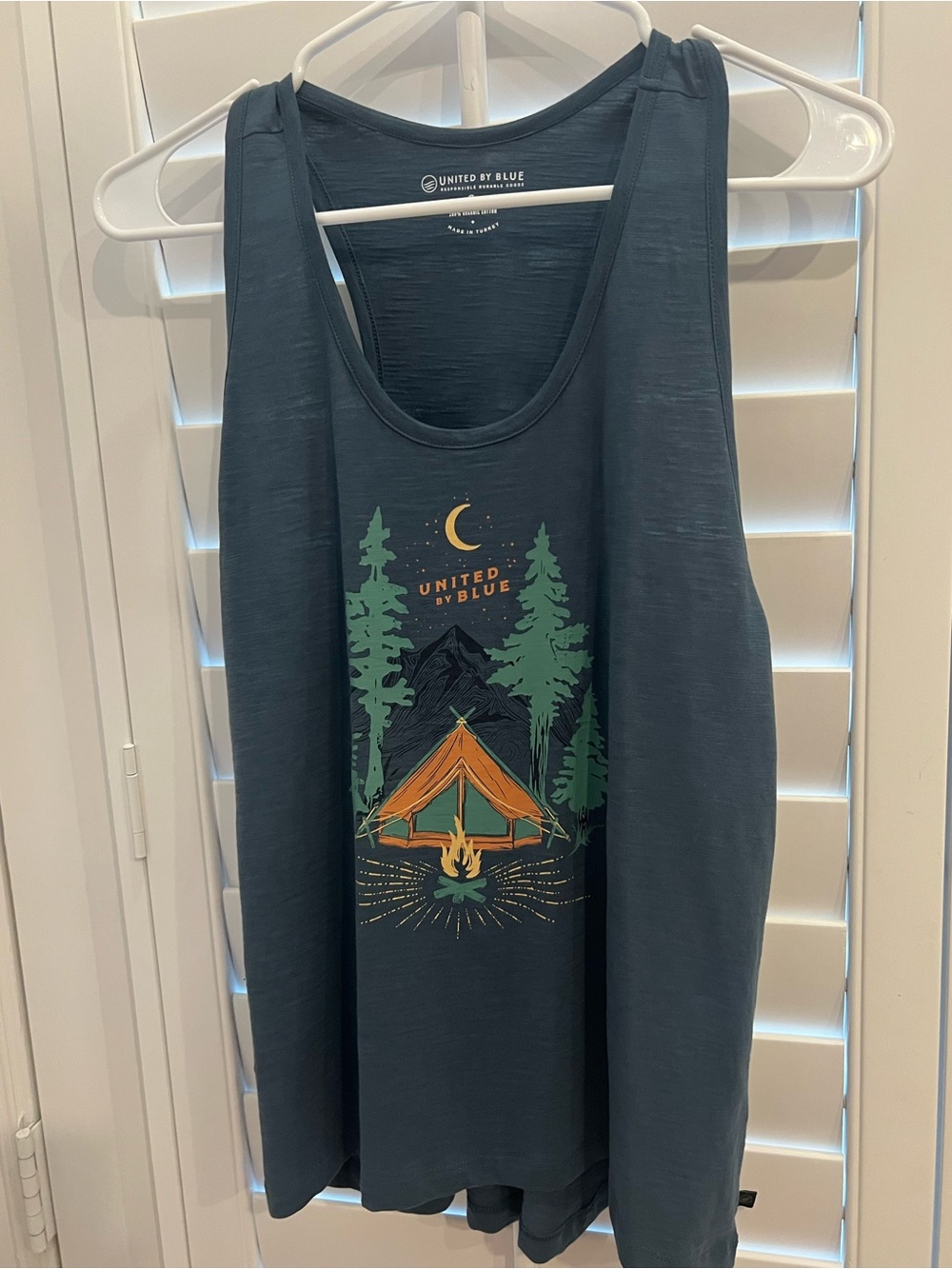 United By Blue Dark Navy Logo Tee ( never worn)